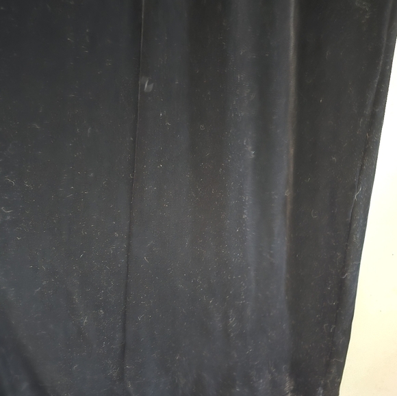 Robbie Bee Dress Womens Black Witchy Goth Whimsigoth Maxi Velour Sheer Sz 12 - Picture 9 of 12